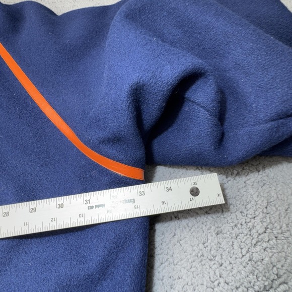 Detroit Tigers Jacket Mens 6XL Blue MLB Baseball Wool Leather JH Design USA - Picture 7 of 16